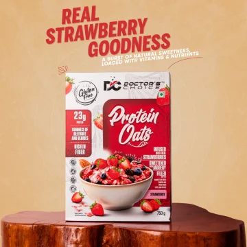 Doctor's Choice Protein Oats (Strawberry) - 750g