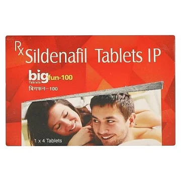 Bigfun 100 mg Tablet - Strip of 4