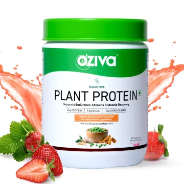 Oziva Plant Protein (Strawberry) - 500g 