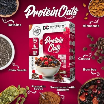 Doctor's Choice Protein  Oats (Dark Choco Berry) - 750g