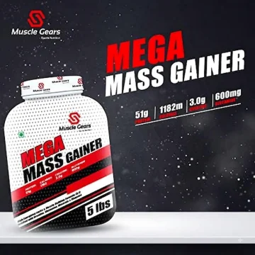 Muscle Gears Mega Mass Gainer (Chocolate) - 907g