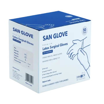 Sanglove Sterile Pre-Powdered Surgical Gloves 