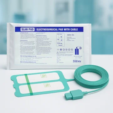 Slaney (SS0036) Slanpad Disposable Electrosurgical Pad With Cable - 1's Pack