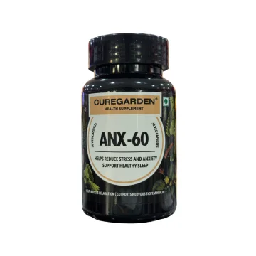 Cure Garden ANX 60 Veg Capsules - Bottle of 30
