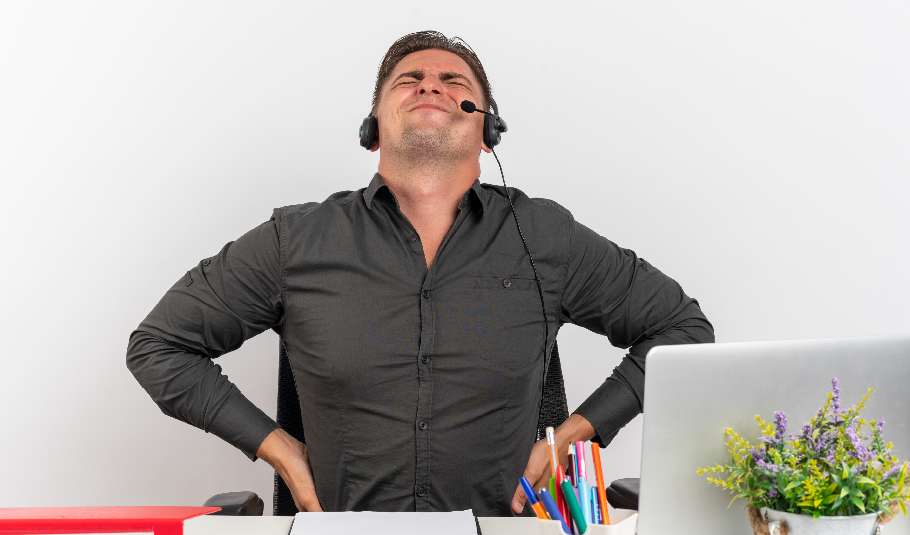 back pain caused by prolonged sitting